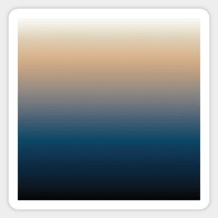 Blue to skin gradient Sticker